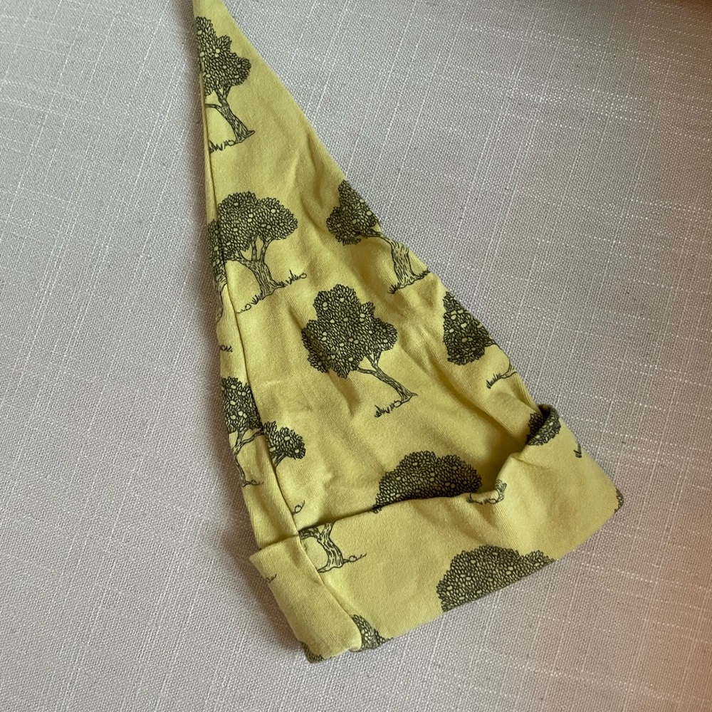 Kate Quinn Mustard Tree Print Kids Bandana